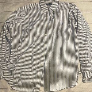 Women’s Ralph Lauren Striped Button-Up Shirt XL